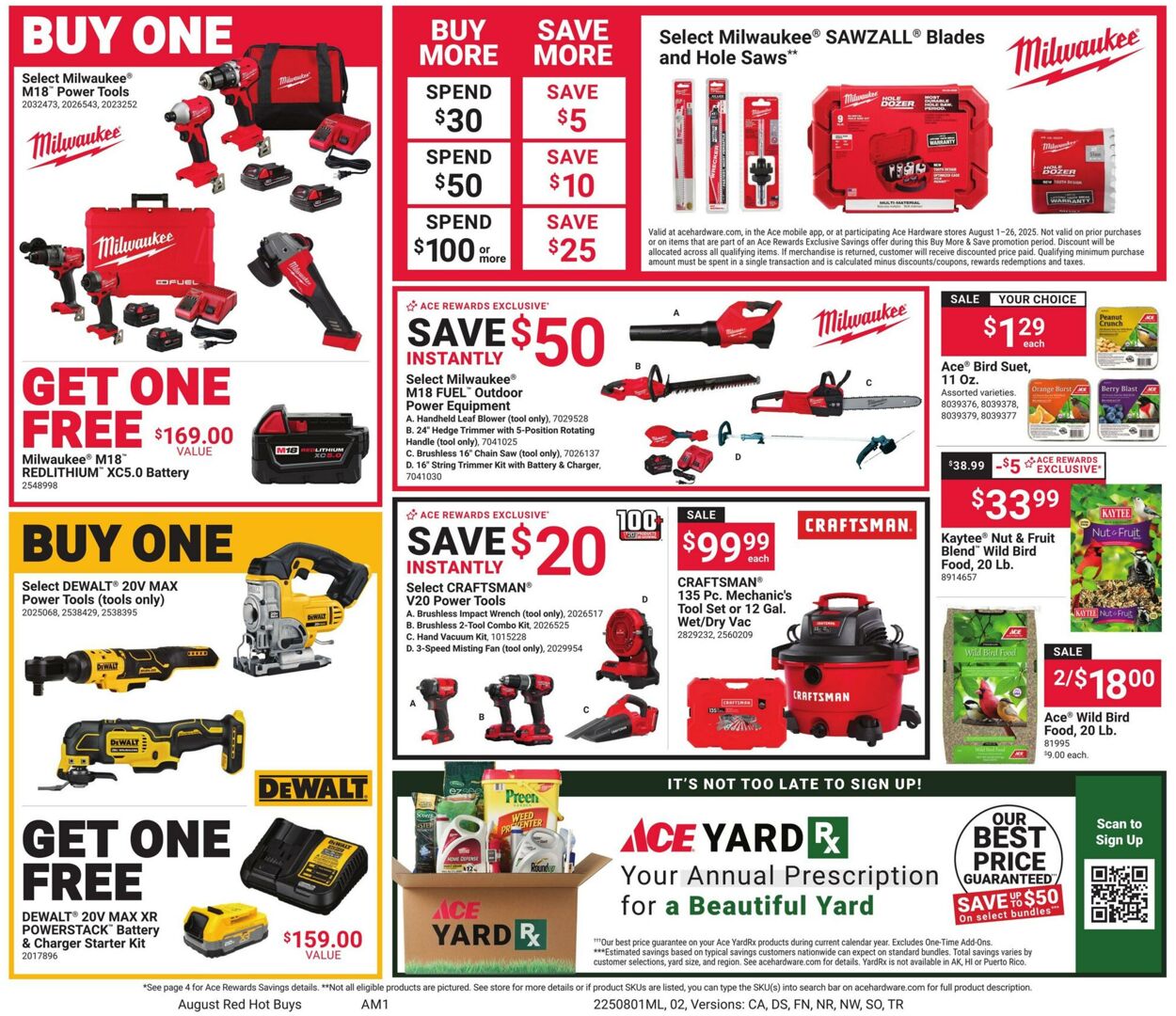 Weekly ad Ace Hardware 08/01/2025 - 08/26/2025
