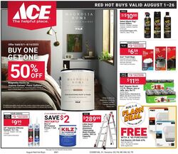 Weekly ad Ace Hardware 08/01/2025 - 08/26/2025