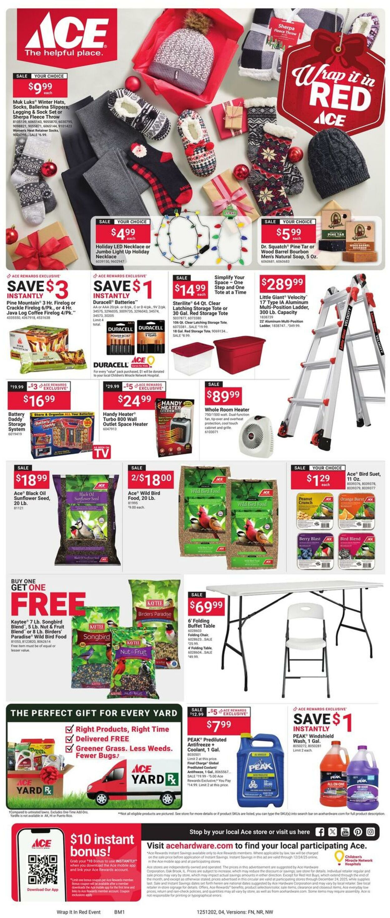 Weekly ad Ace Hardware 12/02/2025 - 12/24/2025