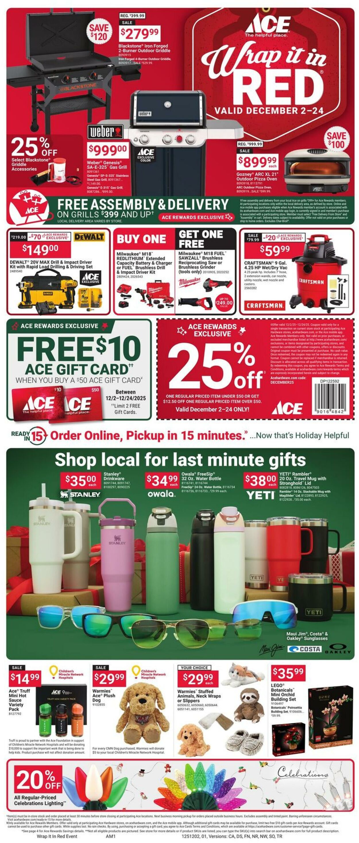 Weekly ad Ace Hardware 12/02/2025 - 12/24/2025