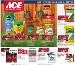 Weekly ad Ace Hardware 08/31/2022-09/30/2022