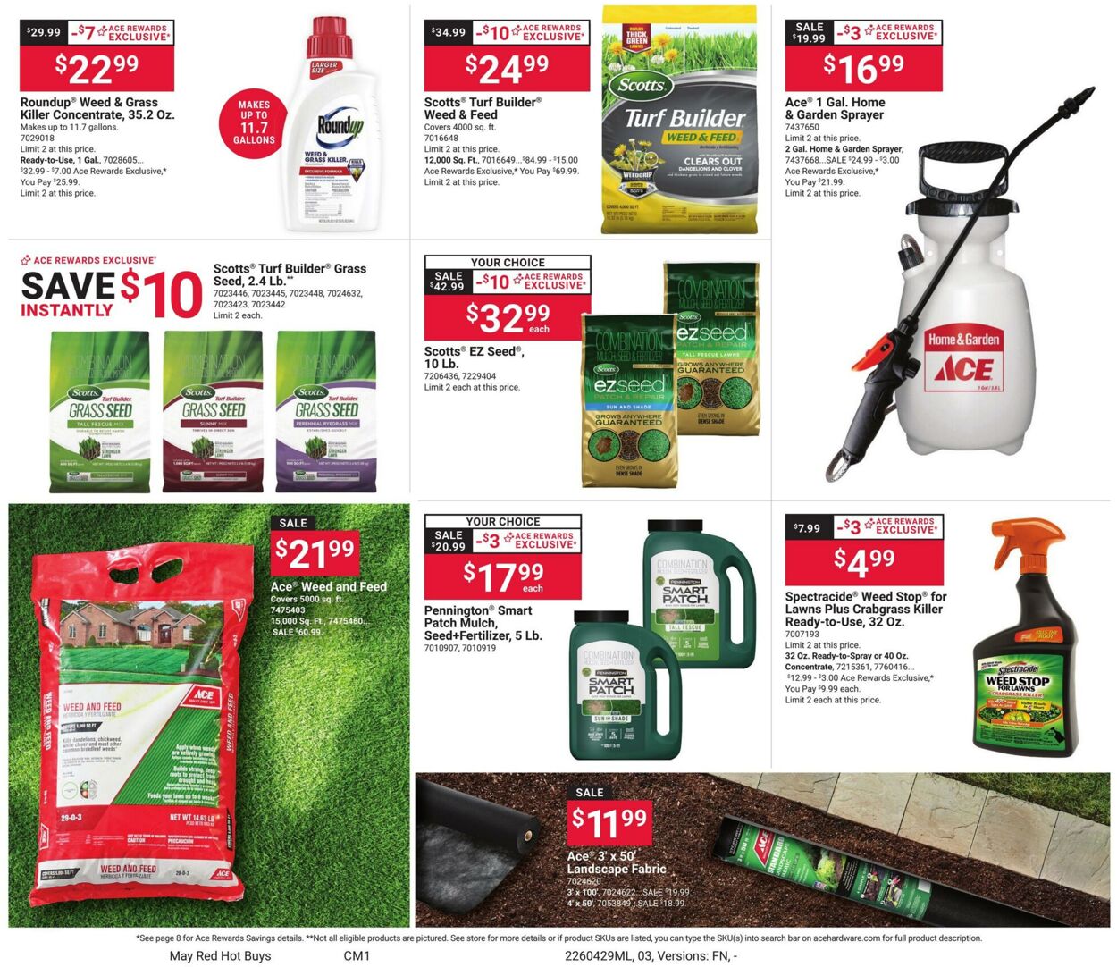 Weekly ad Ace Hardware 04/29/2026 - 05/31/2026