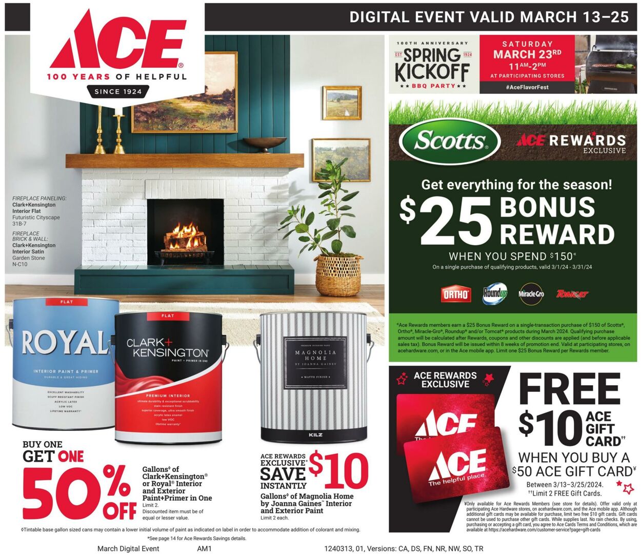 Weekly ad Ace Hardware 03/13/2024 - 03/25/2024