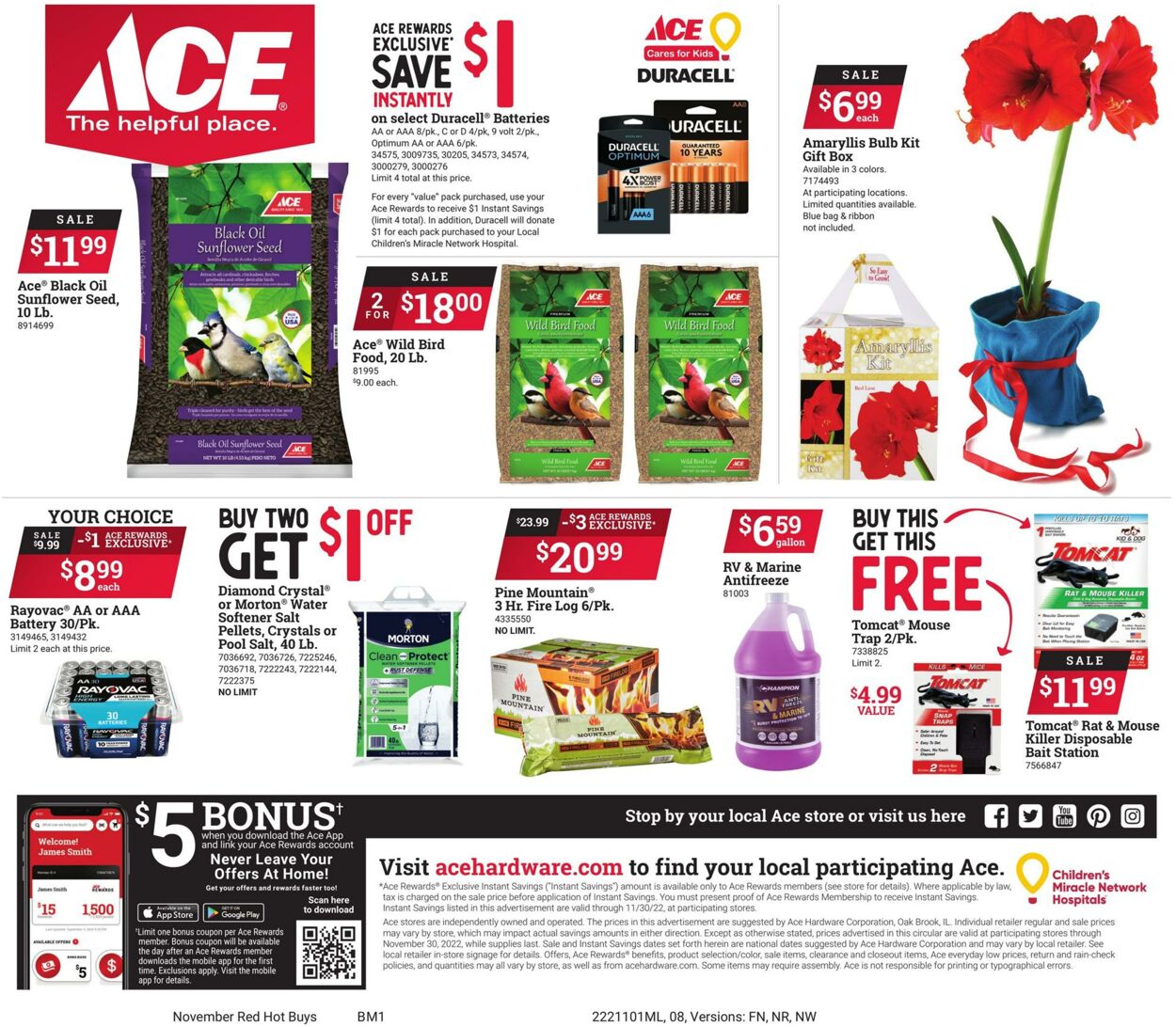Weekly ad Ace Hardware 11/01/2022 - 11/30/2022