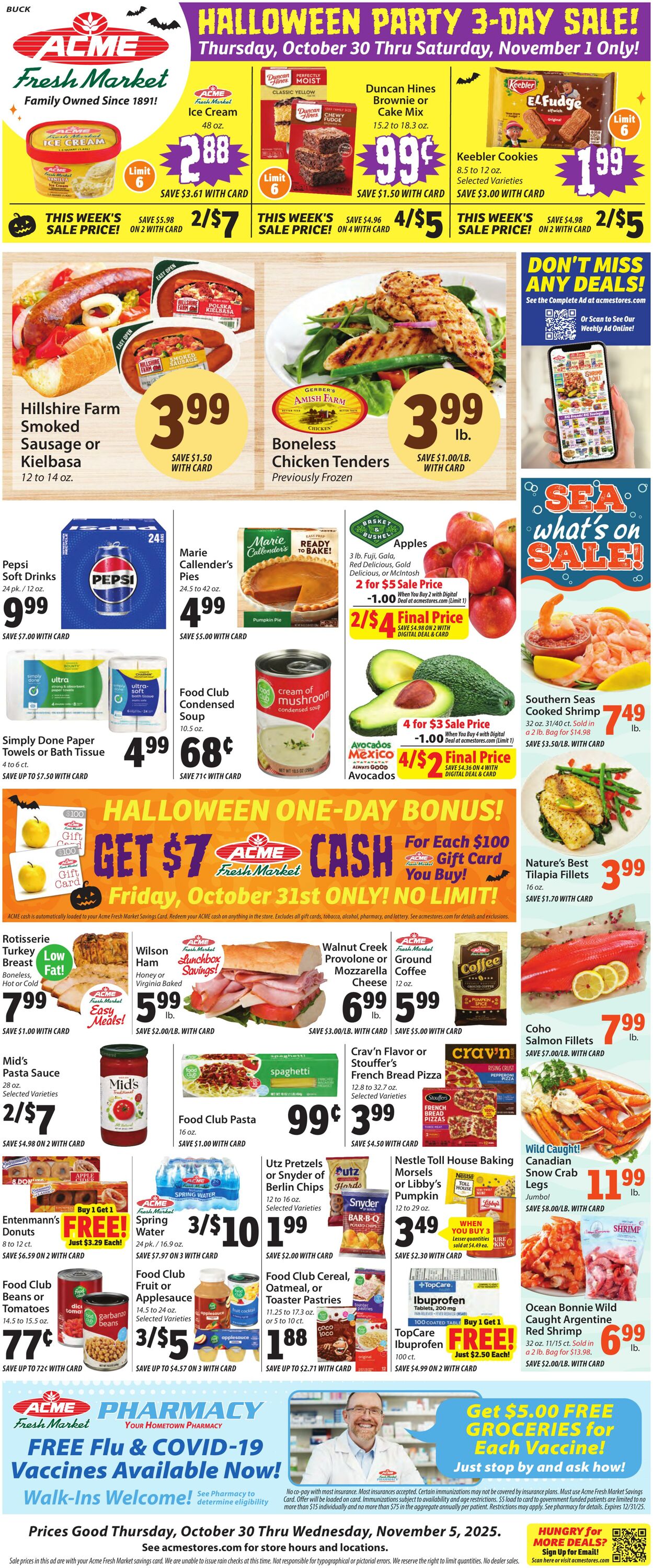Weekly ad ACME Fresh Market 10/30/2025 - 11/05/2025