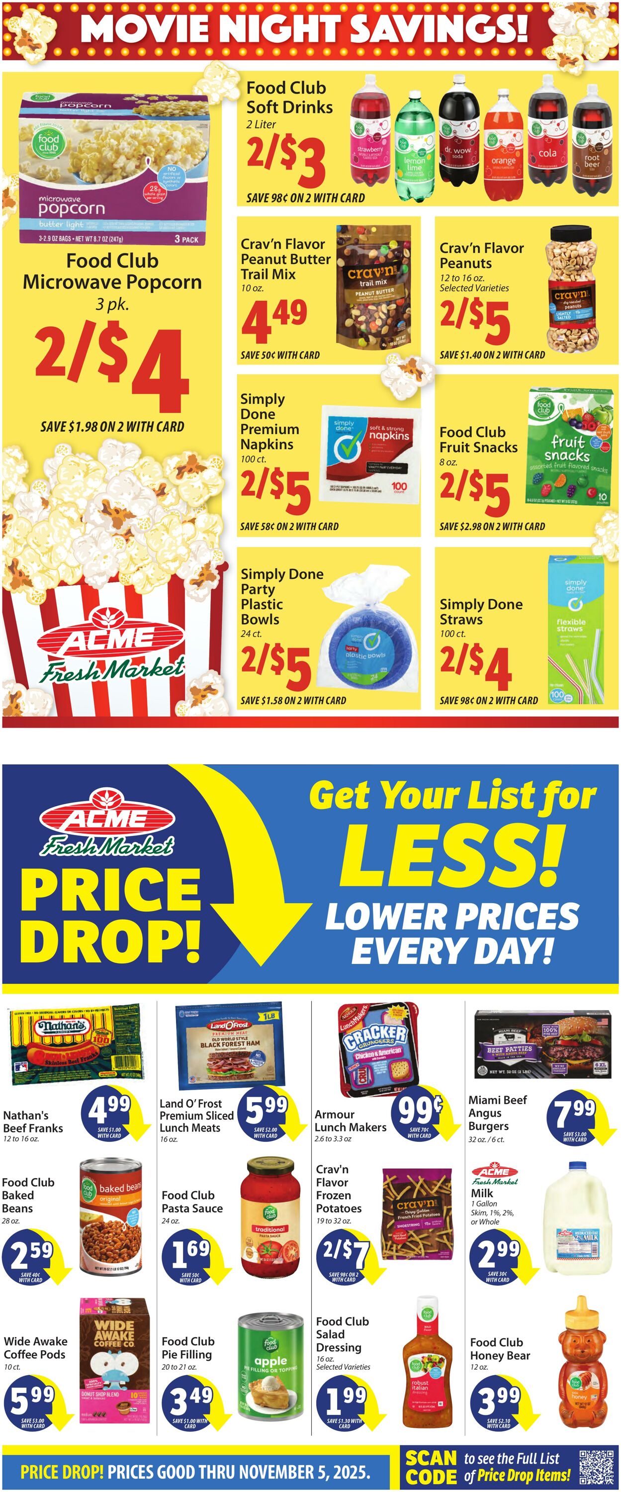 Weekly ad ACME Fresh Market 10/30/2025 - 11/05/2025