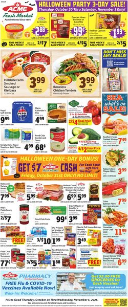 Weekly ad ACME Fresh Market 10/30/2025 - 11/05/2025