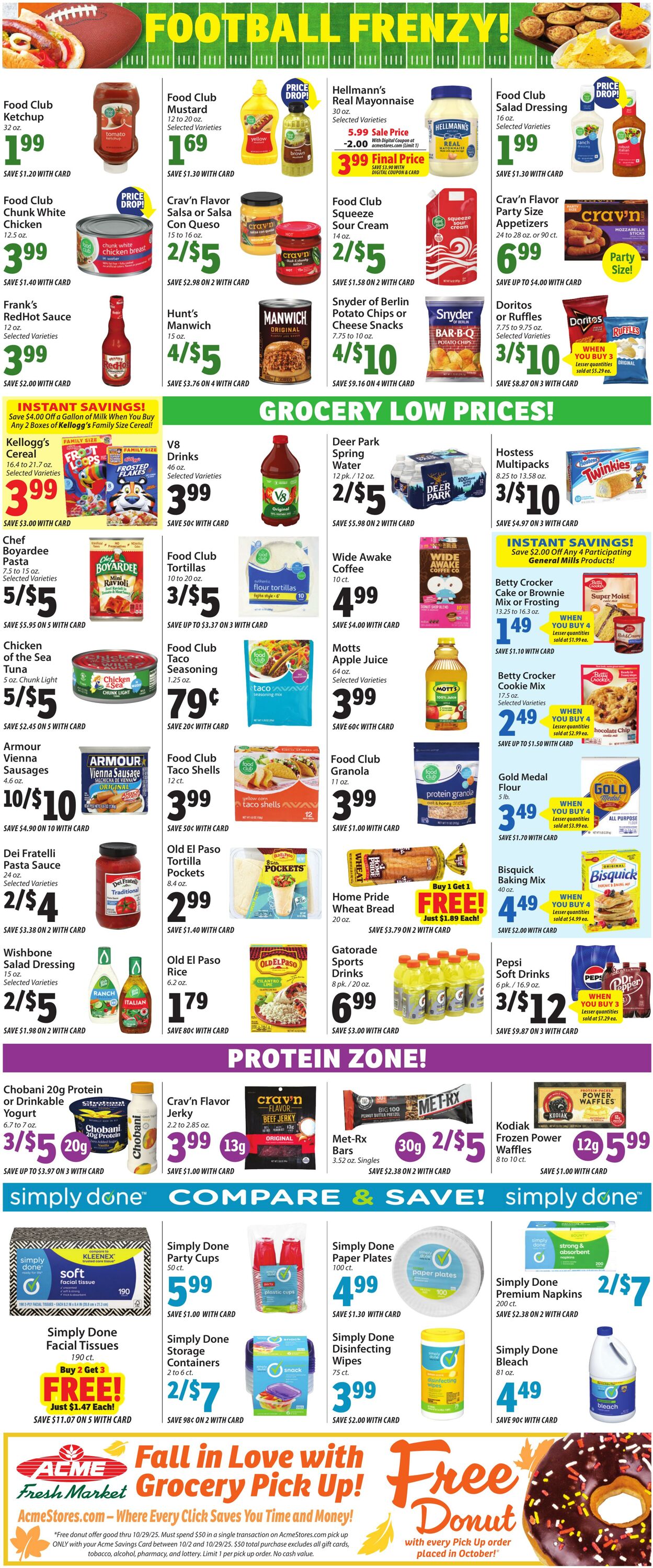Weekly ad ACME Fresh Market 10/09/2025 - 10/15/2025