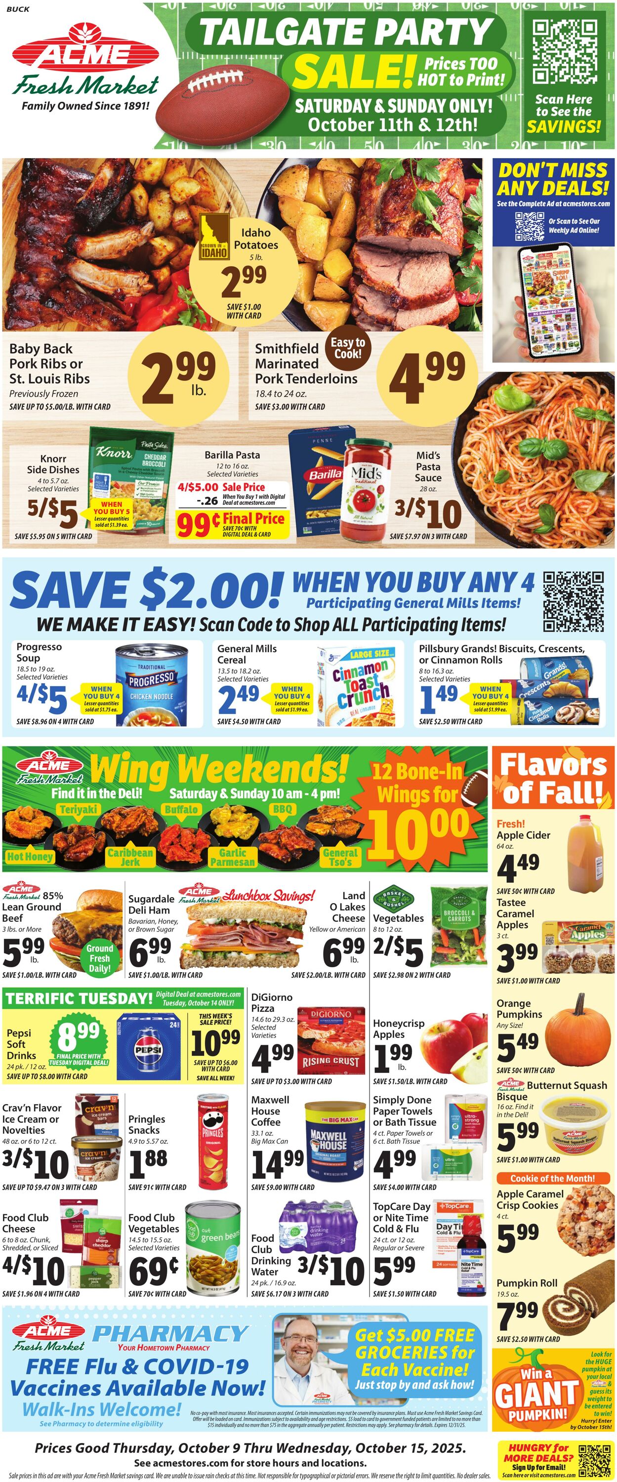 Weekly ad ACME Fresh Market 10/09/2025 - 10/15/2025