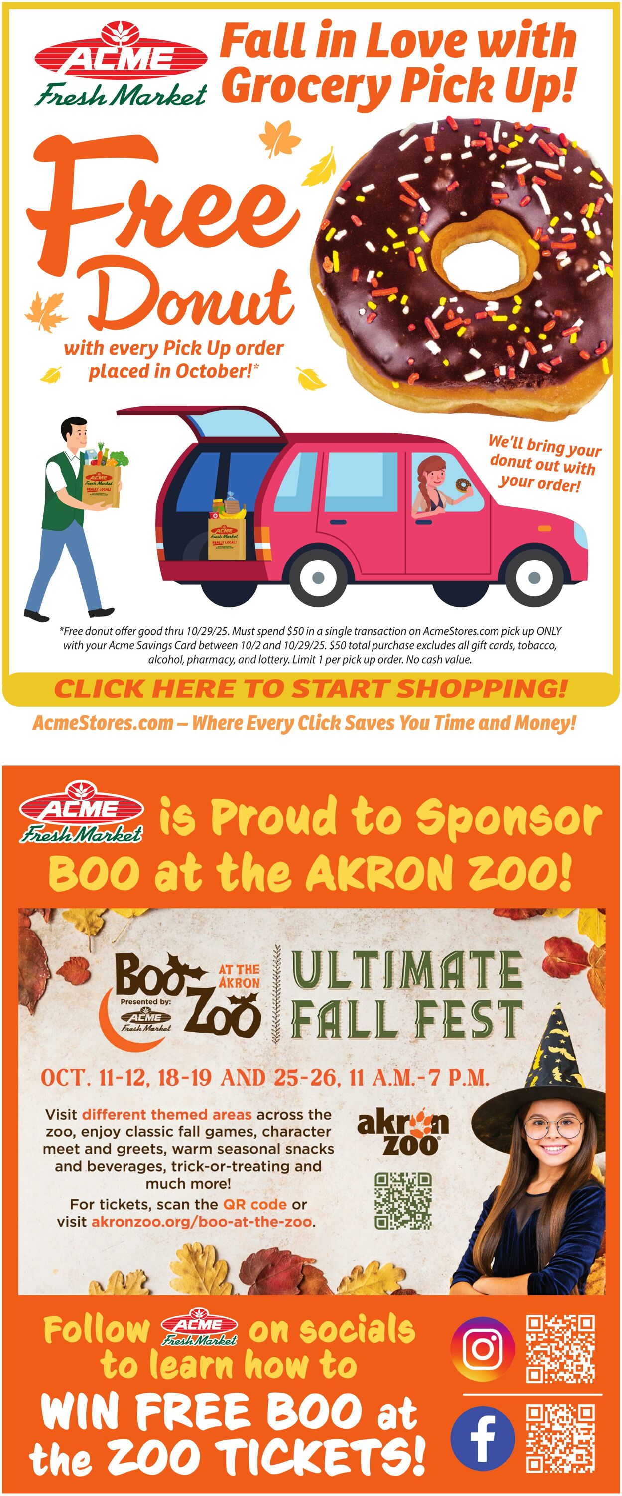 Weekly ad ACME Fresh Market 10/09/2025 - 10/15/2025