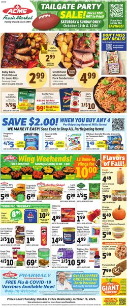 Weekly ad ACME Fresh Market 10/09/2025 - 10/15/2025