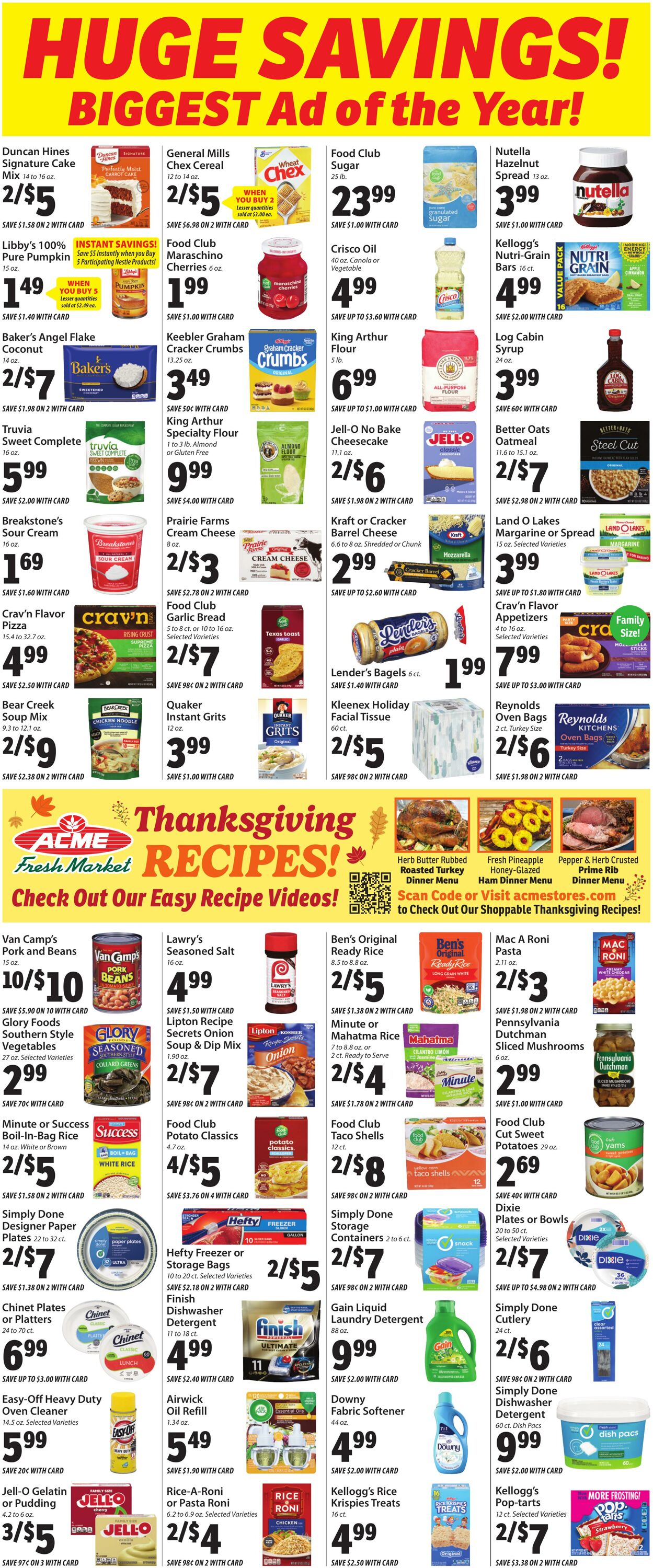 Weekly ad ACME Fresh Market 11/13/2025 - 11/19/2025