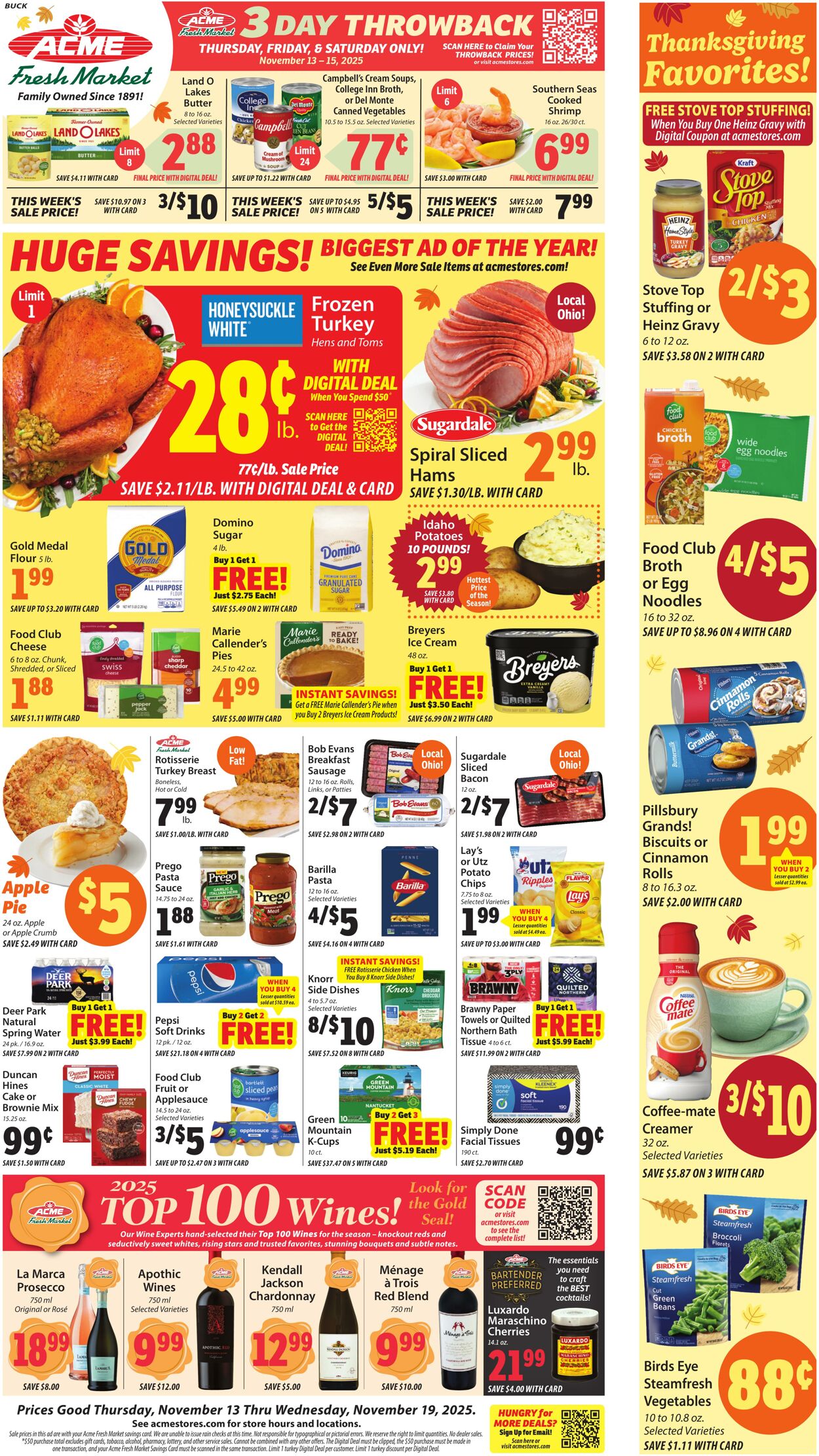 Weekly ad ACME Fresh Market 11/13/2025 - 11/19/2025