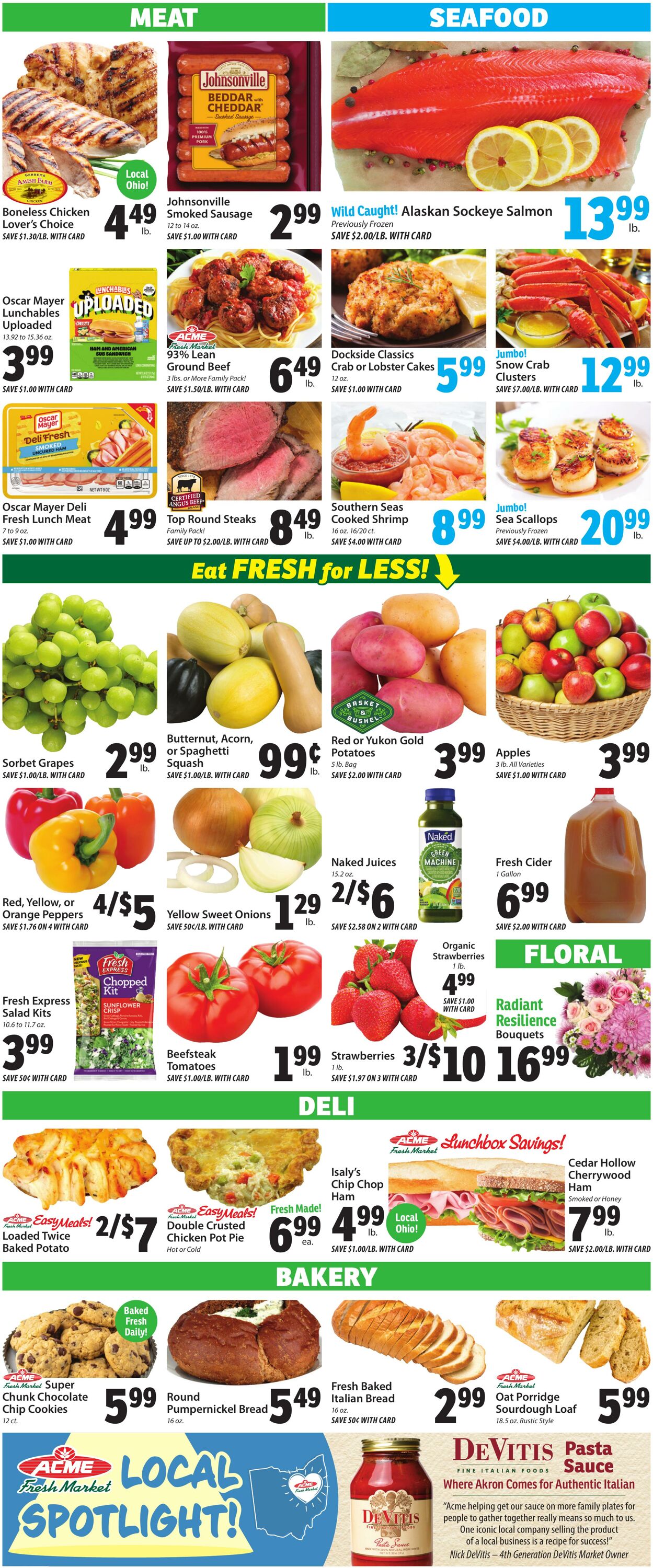 Weekly ad ACME Fresh Market 10/02/2025 - 10/08/2025