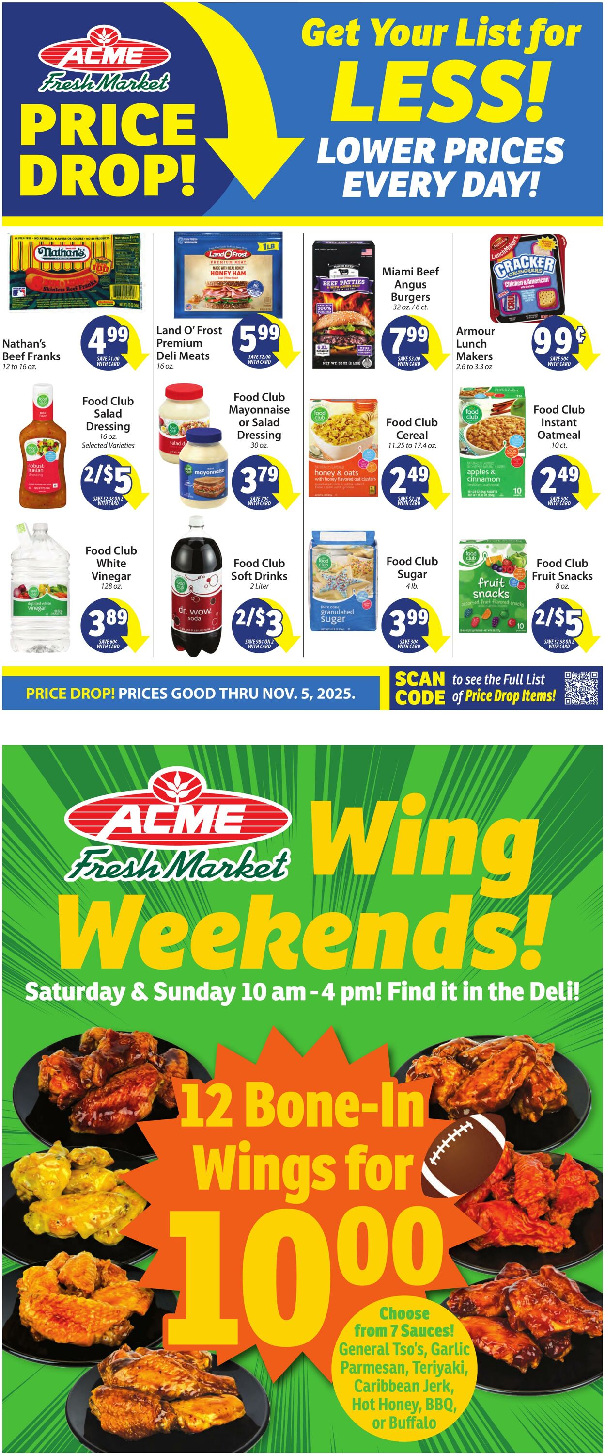 Weekly ad ACME Fresh Market 10/16/2025 - 10/22/2025
