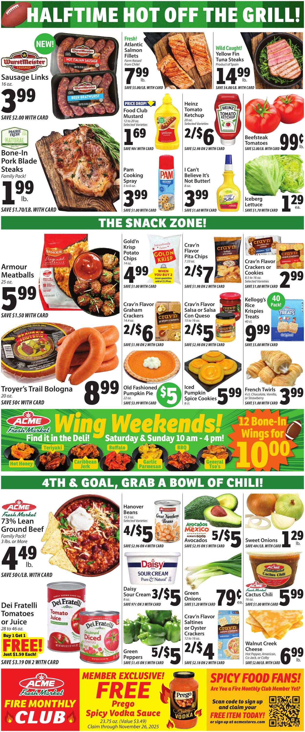 Weekly ad ACME Fresh Market 10/16/2025 - 10/22/2025