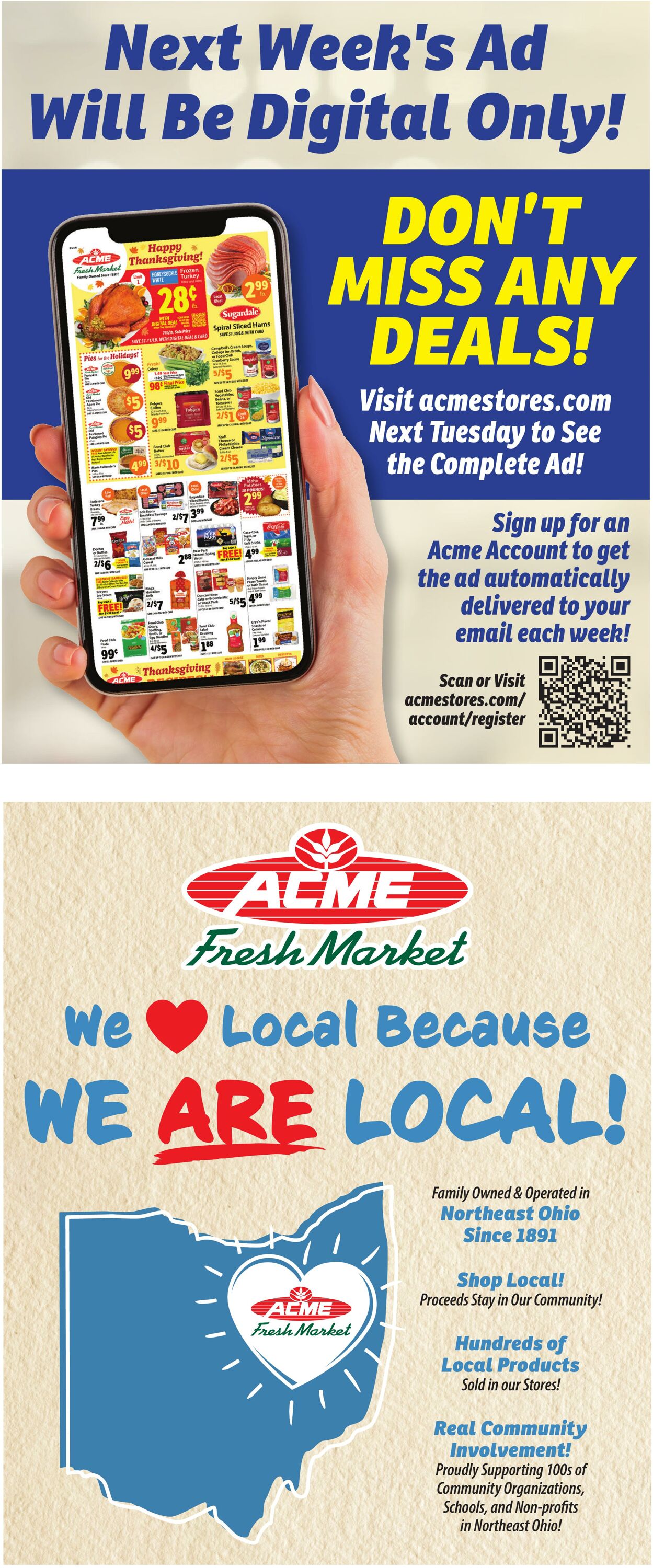 Weekly ad ACME Fresh Market 11/20/2025 - 11/26/2025