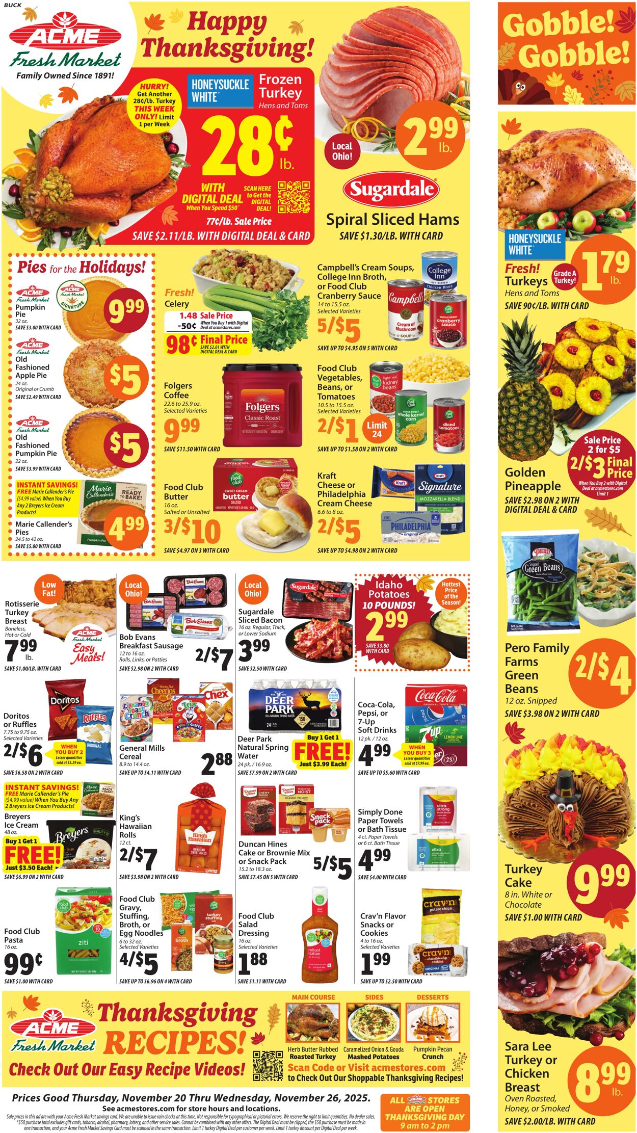 Weekly ad ACME Fresh Market 11/20/2025 - 11/26/2025