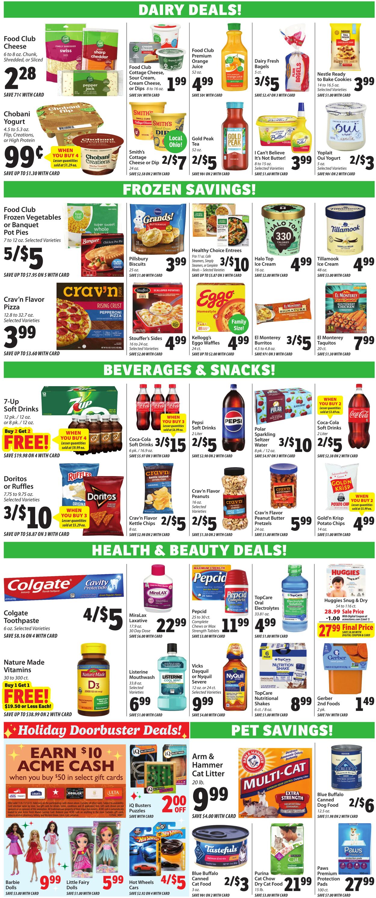 Weekly ad ACME Fresh Market 11/06/2025 - 11/12/2025