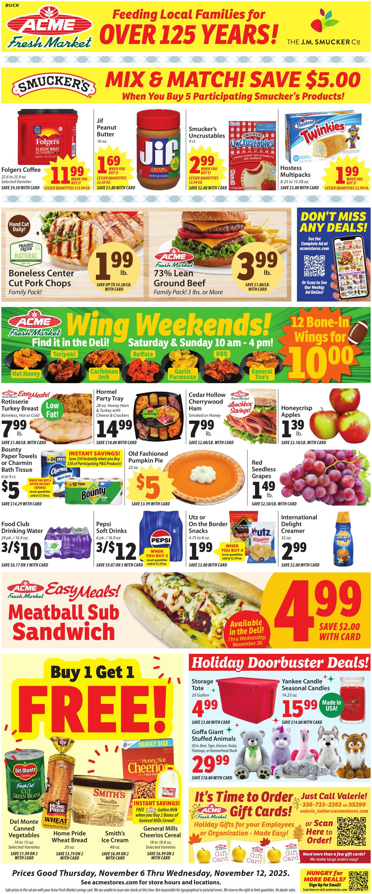 Weekly ad ACME Fresh Market 11/06/2025 - 11/12/2025