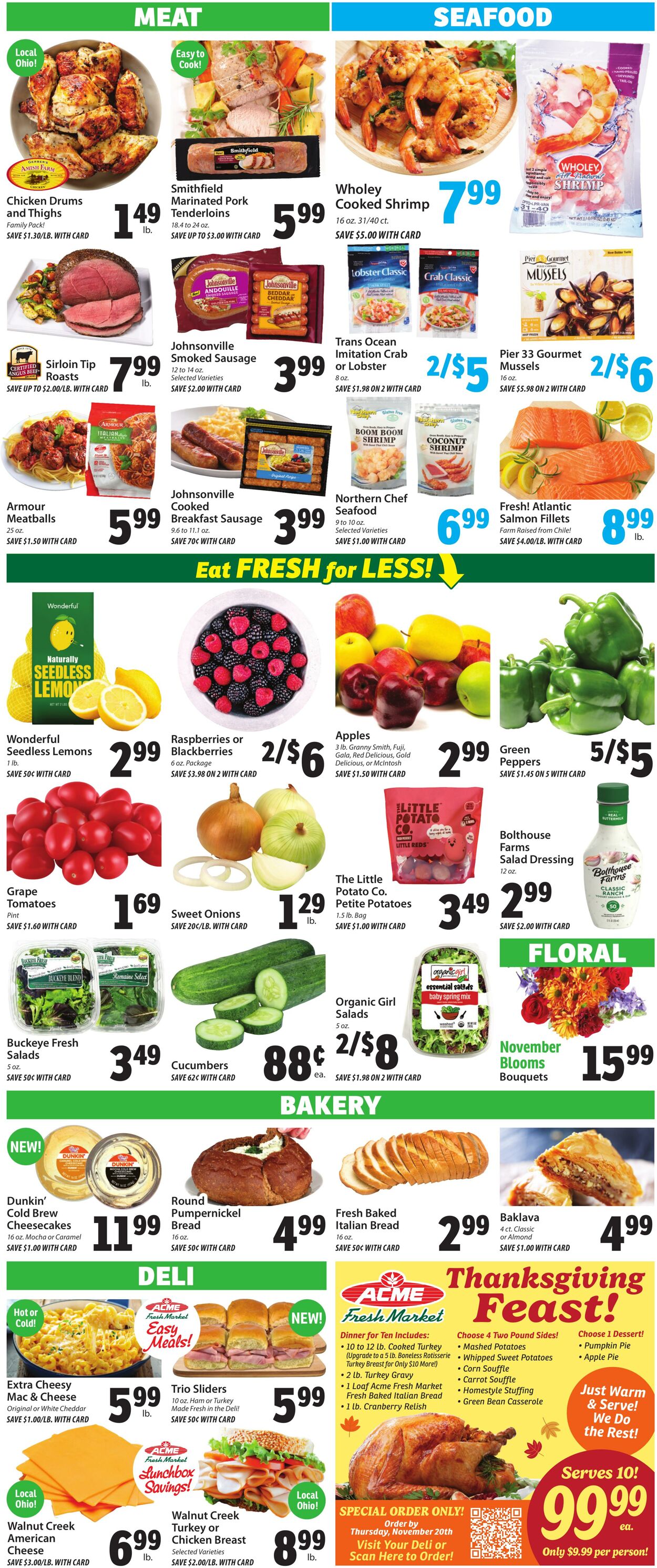 Weekly ad ACME Fresh Market 11/06/2025 - 11/12/2025