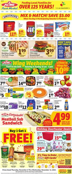 Weekly ad ACME Fresh Market 11/06/2025 - 11/12/2025