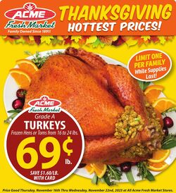 Weekly ad ACME Fresh Market 11/16/2023 - 11/22/2023