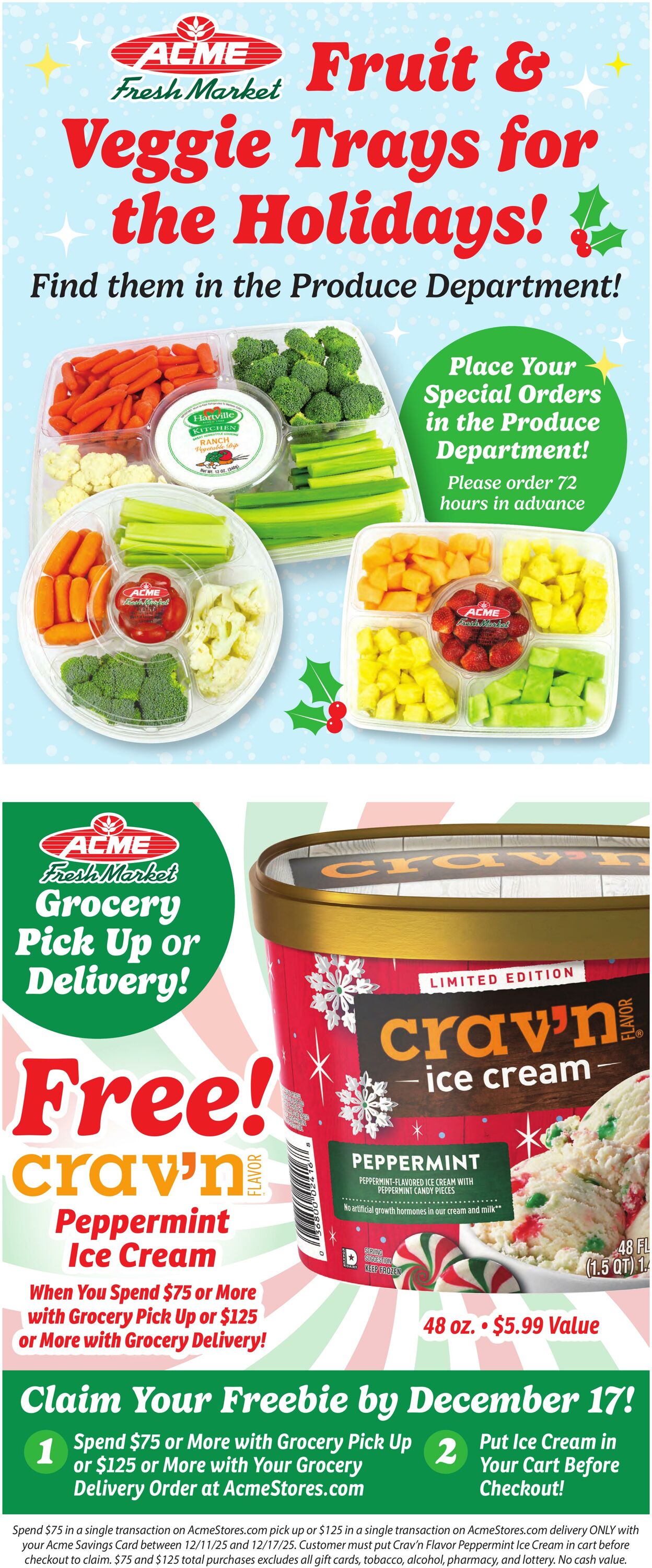 Weekly ad ACME Fresh Market 12/11/2025 - 12/17/2025
