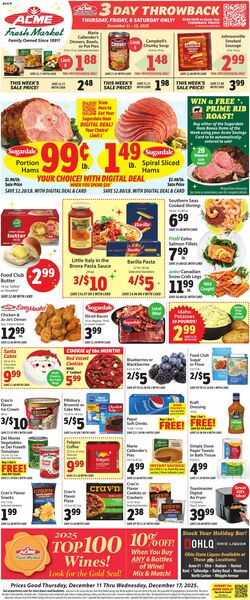 Weekly ad ACME Fresh Market 12/11/2025 - 12/17/2025