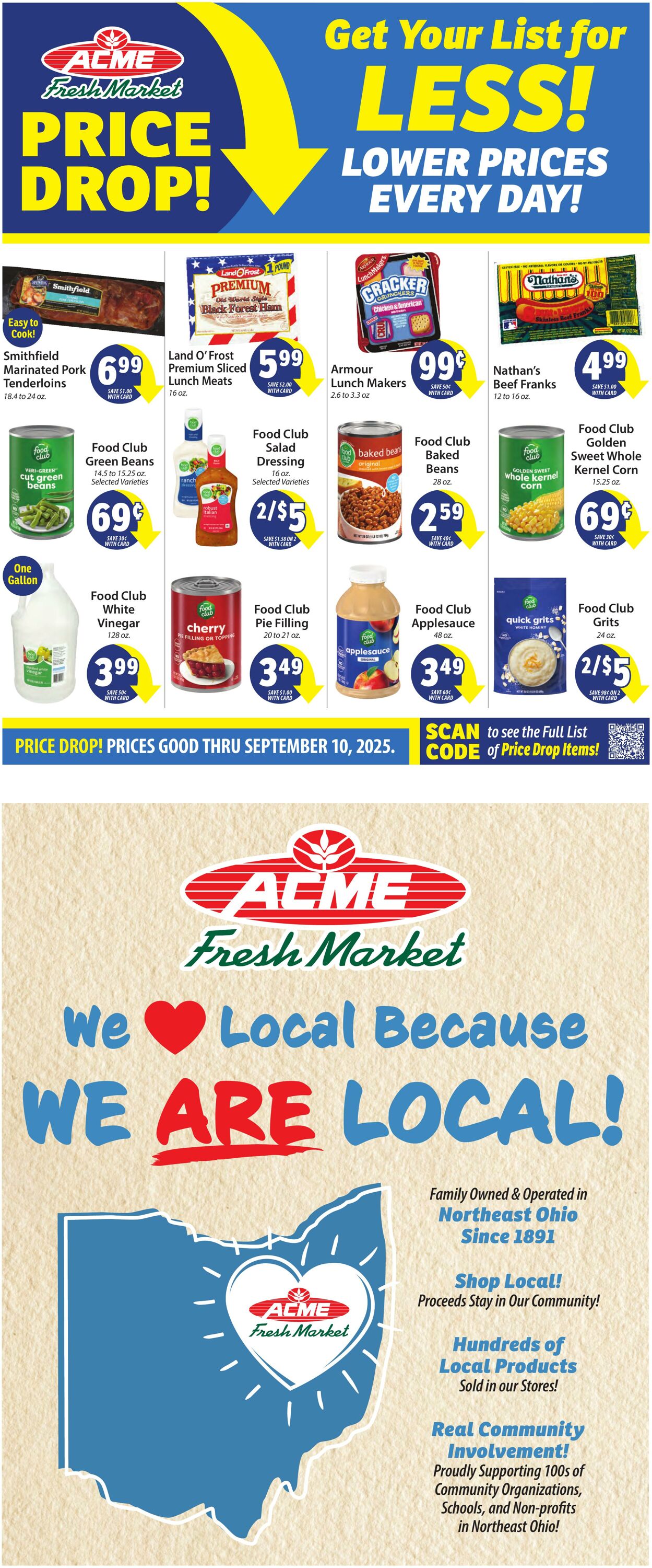 Weekly ad ACME Fresh Market 08/28/2025 - 09/03/2025