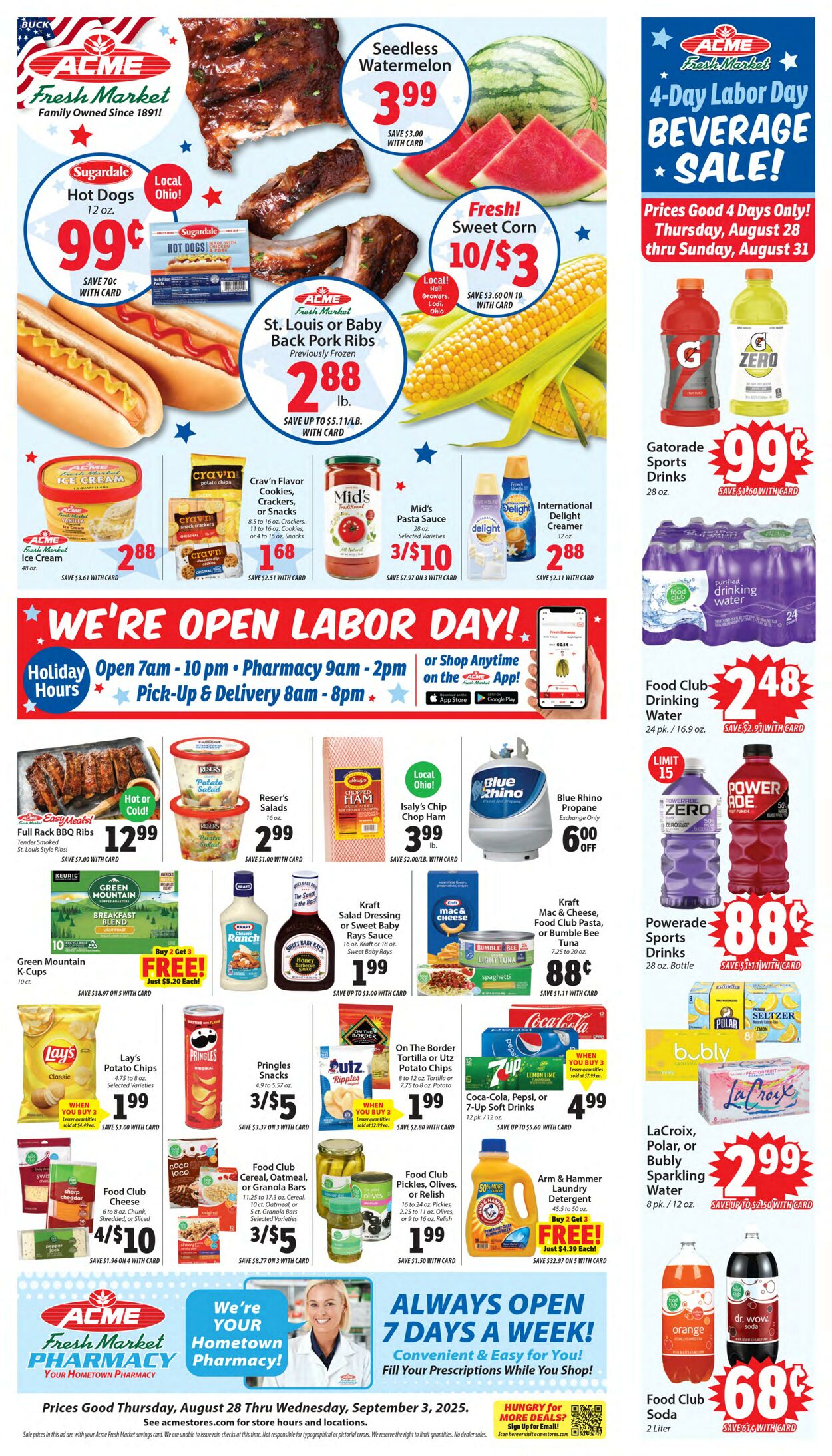Weekly ad ACME Fresh Market 08/28/2025 - 09/03/2025