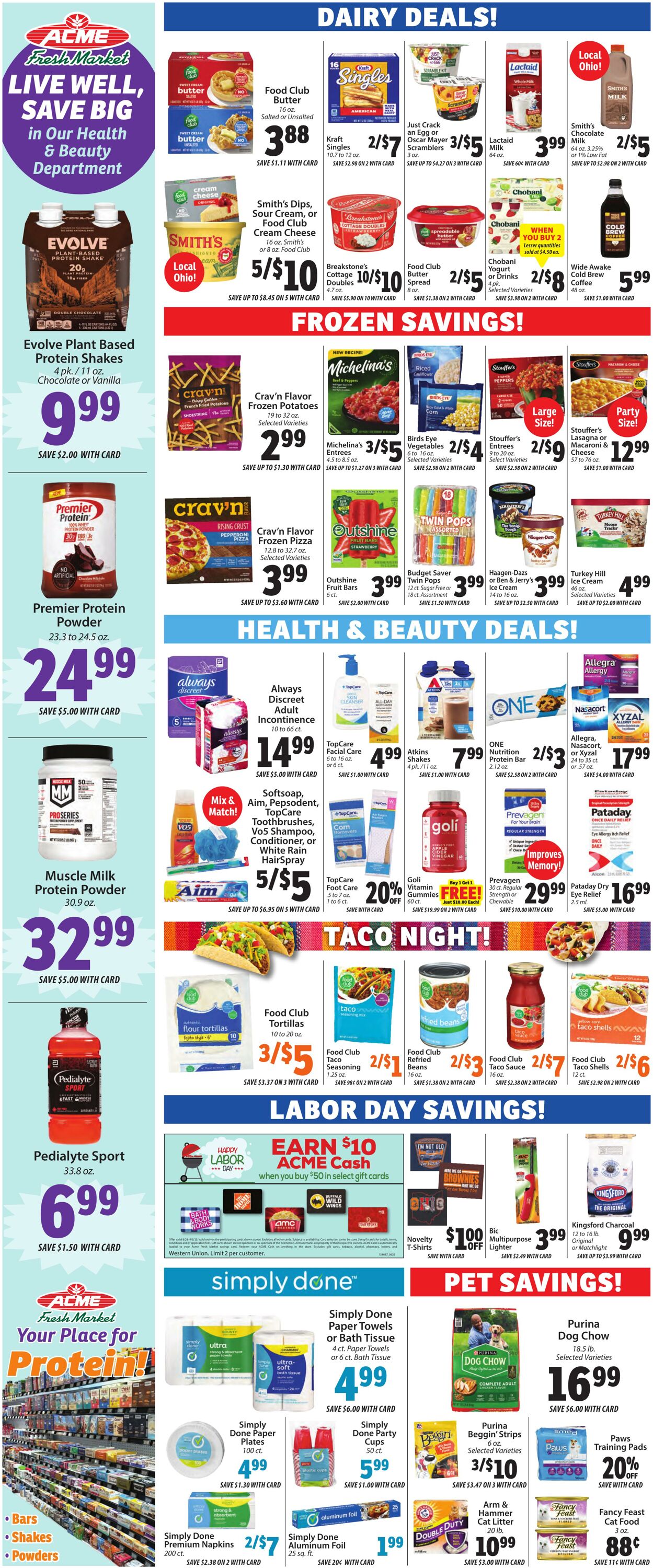 Weekly ad ACME Fresh Market 08/28/2025 - 09/03/2025