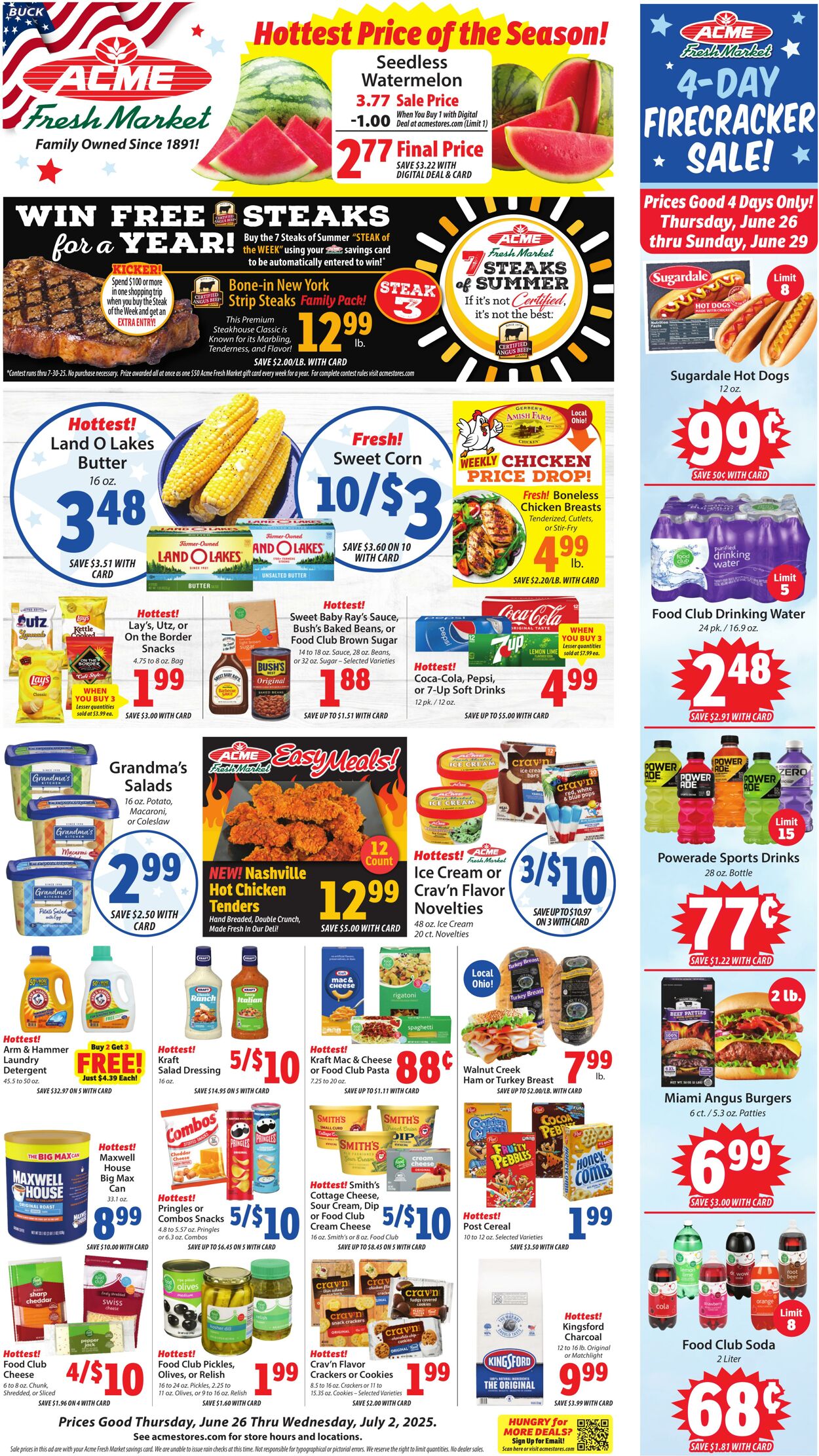 Weekly ad ACME Fresh Market 06/26/2025 - 07/02/2025