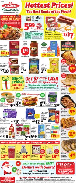 Weekly ad ACME Fresh Market 11/27/2025 - 12/03/2025