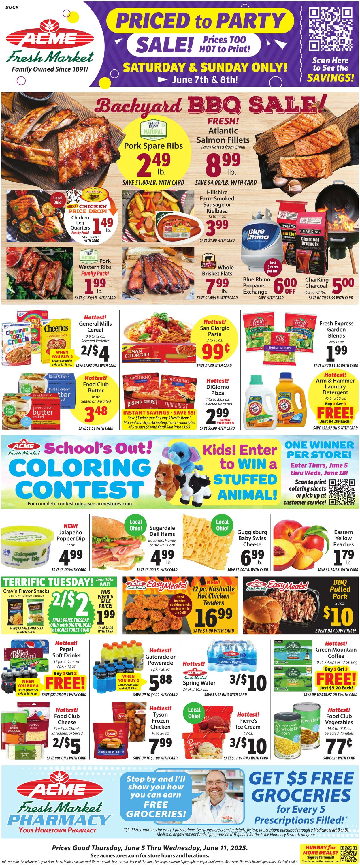 Weekly ad ACME Fresh Market 06/05/2025 - 06/11/2025