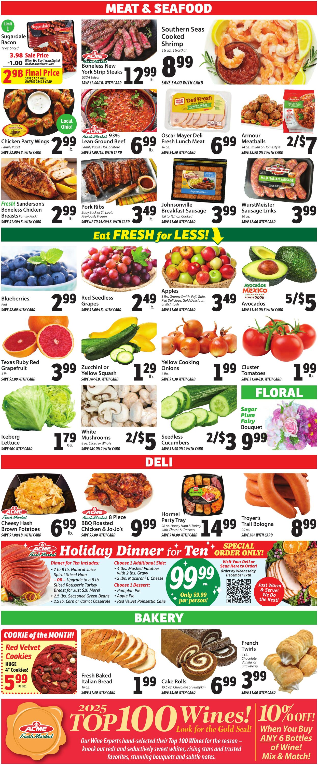 Weekly ad ACME Fresh Market 12/04/2025 - 12/10/2025
