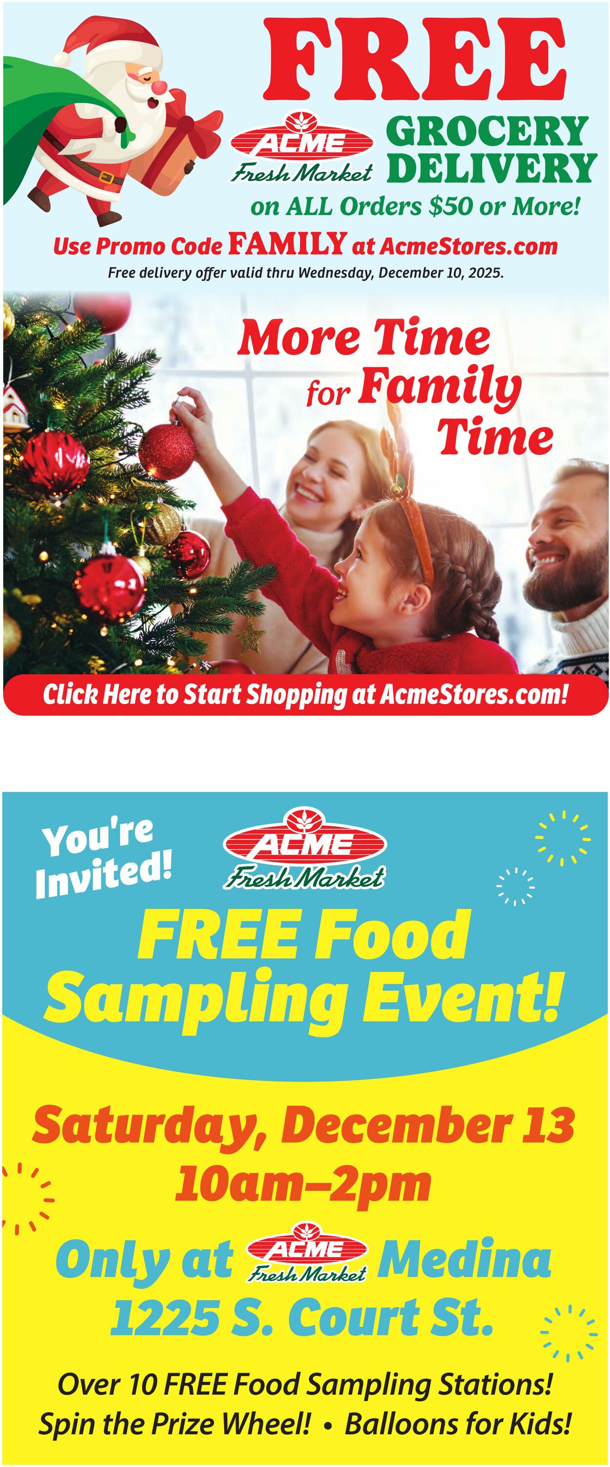 Weekly ad ACME Fresh Market 12/04/2025 - 12/10/2025
