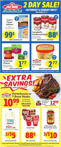 Weekly ad ACME Fresh Market 12/04/2025 - 12/10/2025