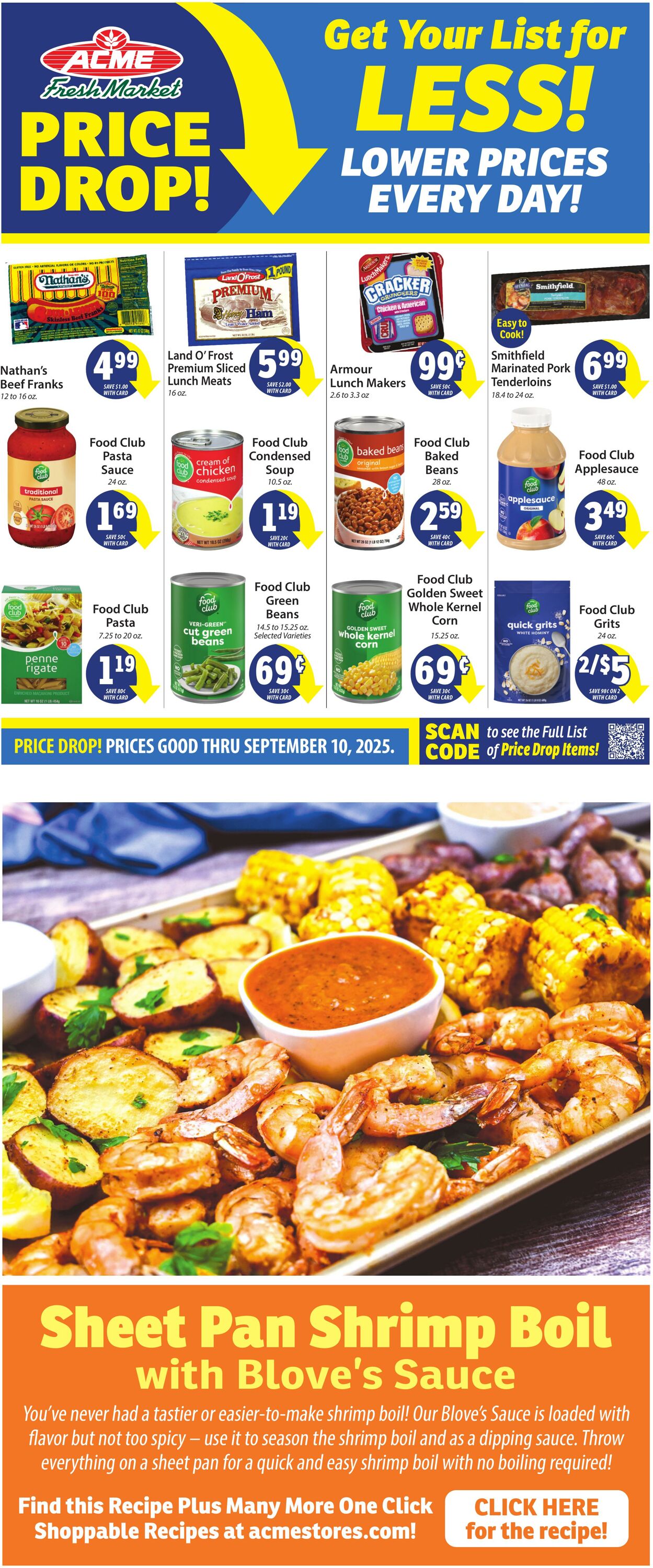 Weekly ad ACME Fresh Market 08/14/2025 - 08/20/2025