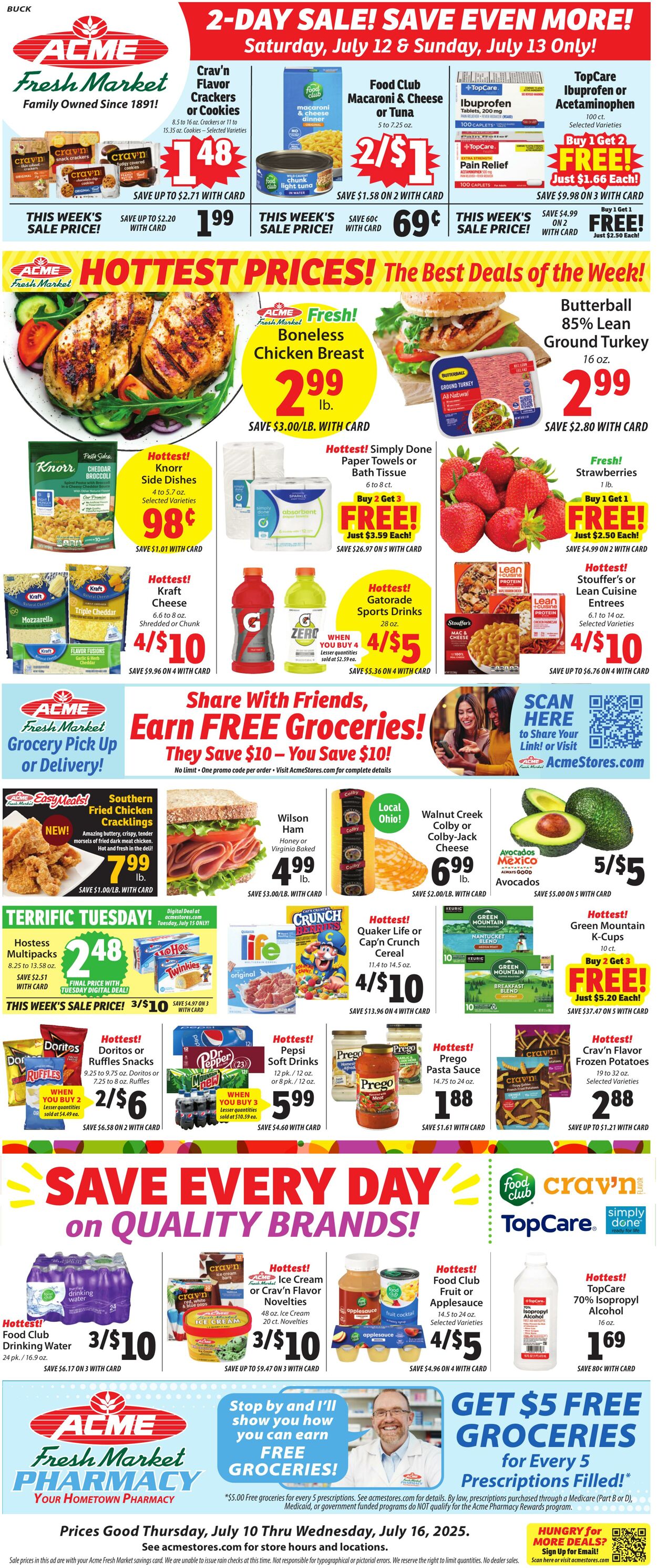 Weekly ad ACME Fresh Market 07/10/2025 - 07/16/2025