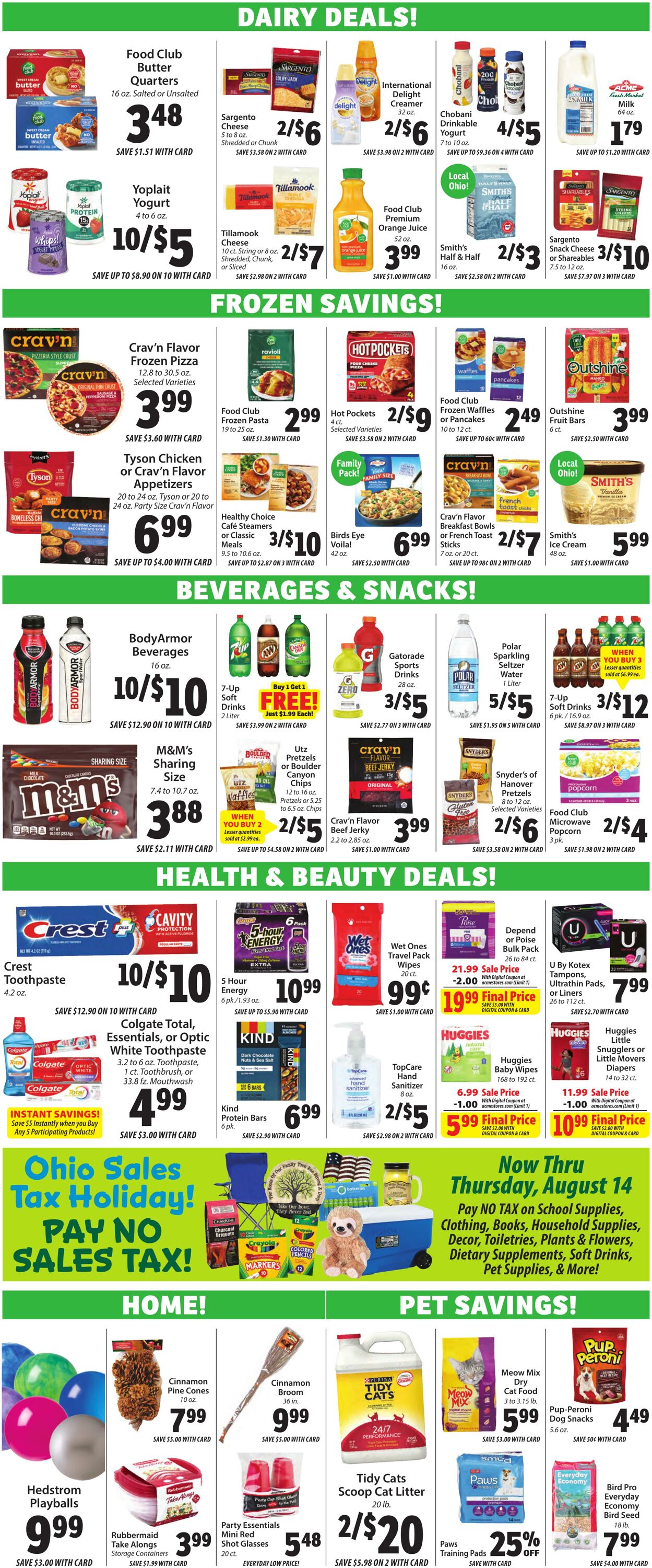 Weekly ad ACME Fresh Market 08/07/2025 - 08/13/2025