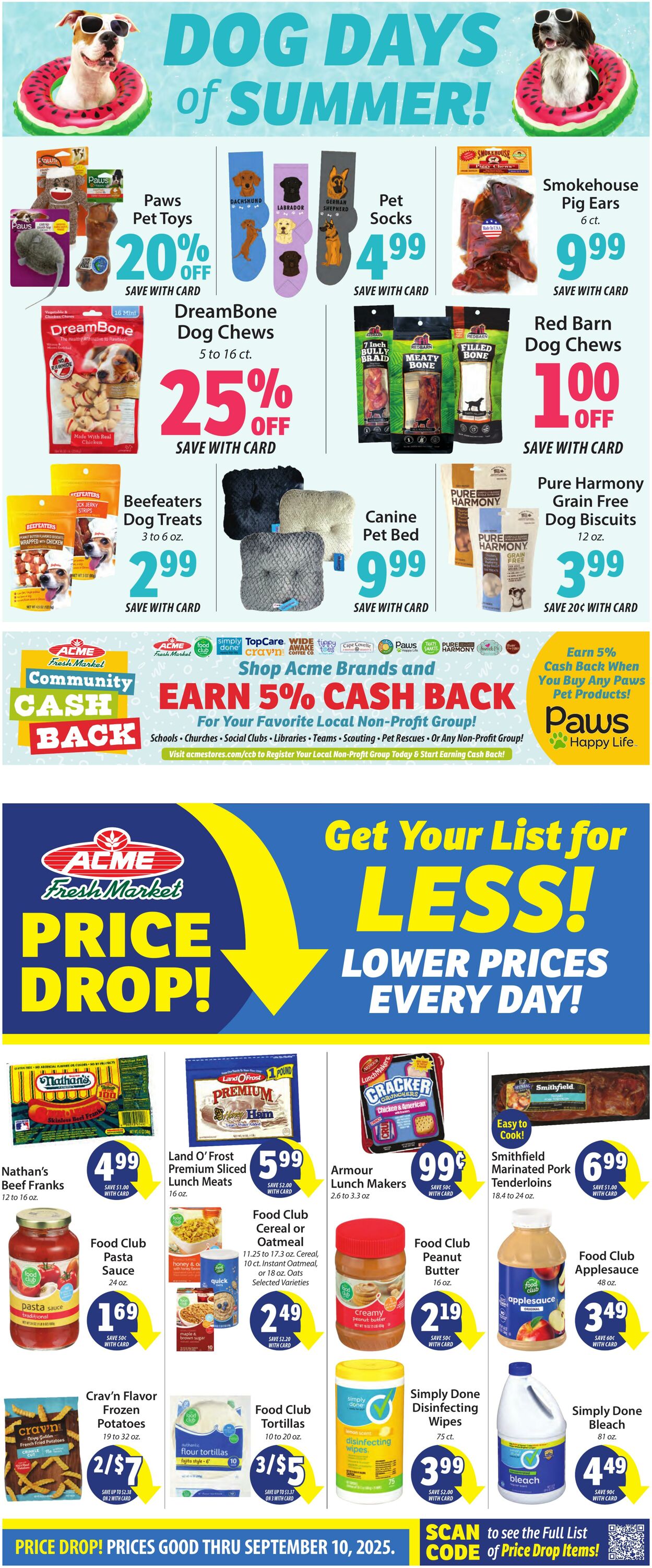 Weekly ad ACME Fresh Market 08/07/2025 - 08/13/2025