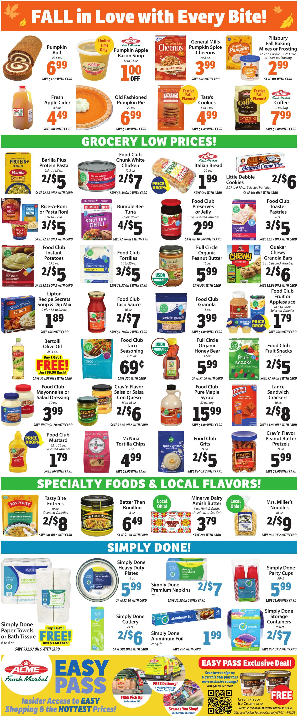 Weekly ad ACME Fresh Market 09/04/2025 - 09/10/2025