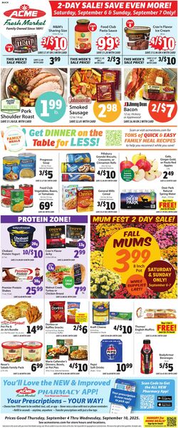 Weekly ad ACME Fresh Market 09/04/2025 - 09/10/2025