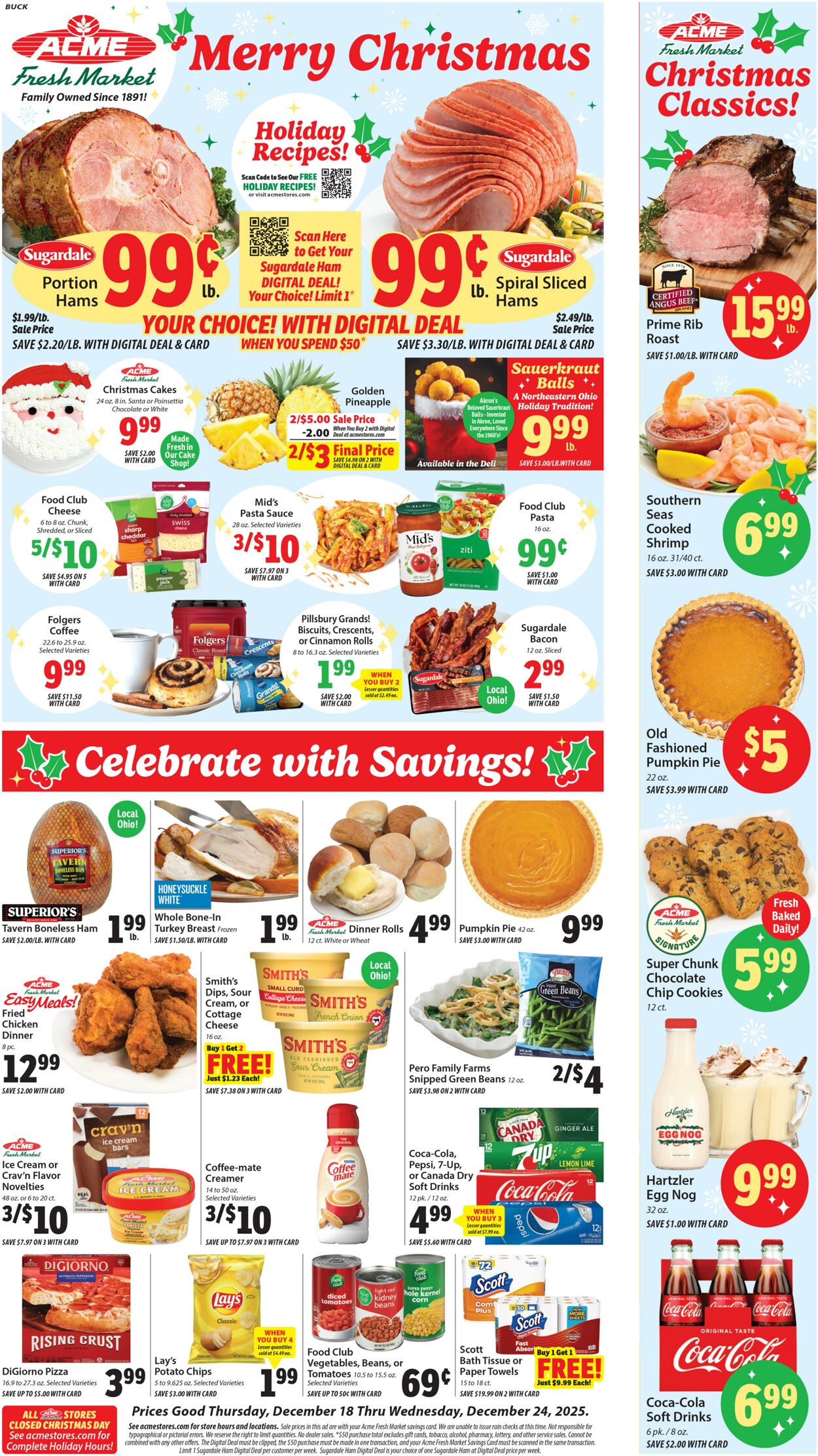 Weekly ad ACME Fresh Market 12/18/2025 - 12/24/2025