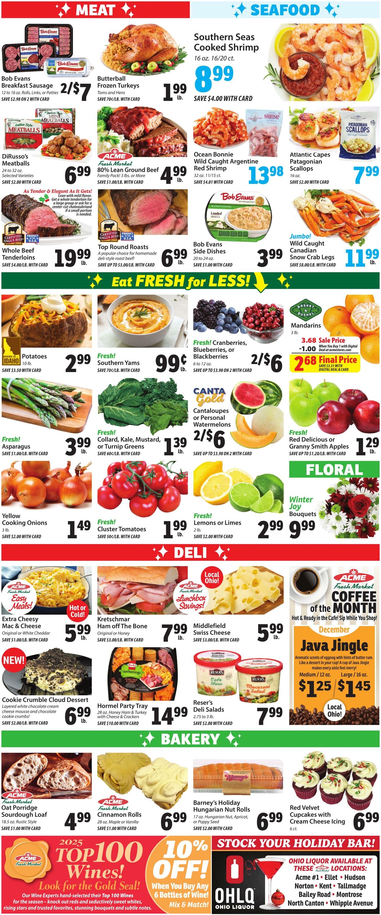 Weekly ad ACME Fresh Market 12/18/2025 - 12/24/2025