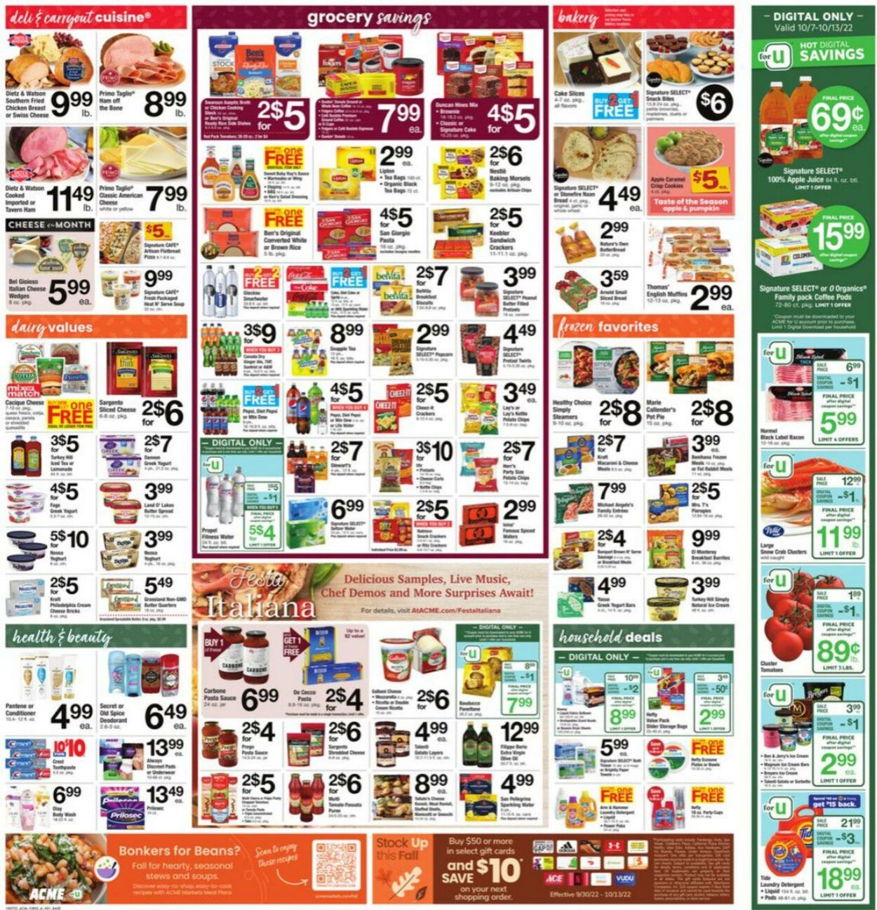 Weekly ad Acme 10/07/2022 - 10/13/2022
