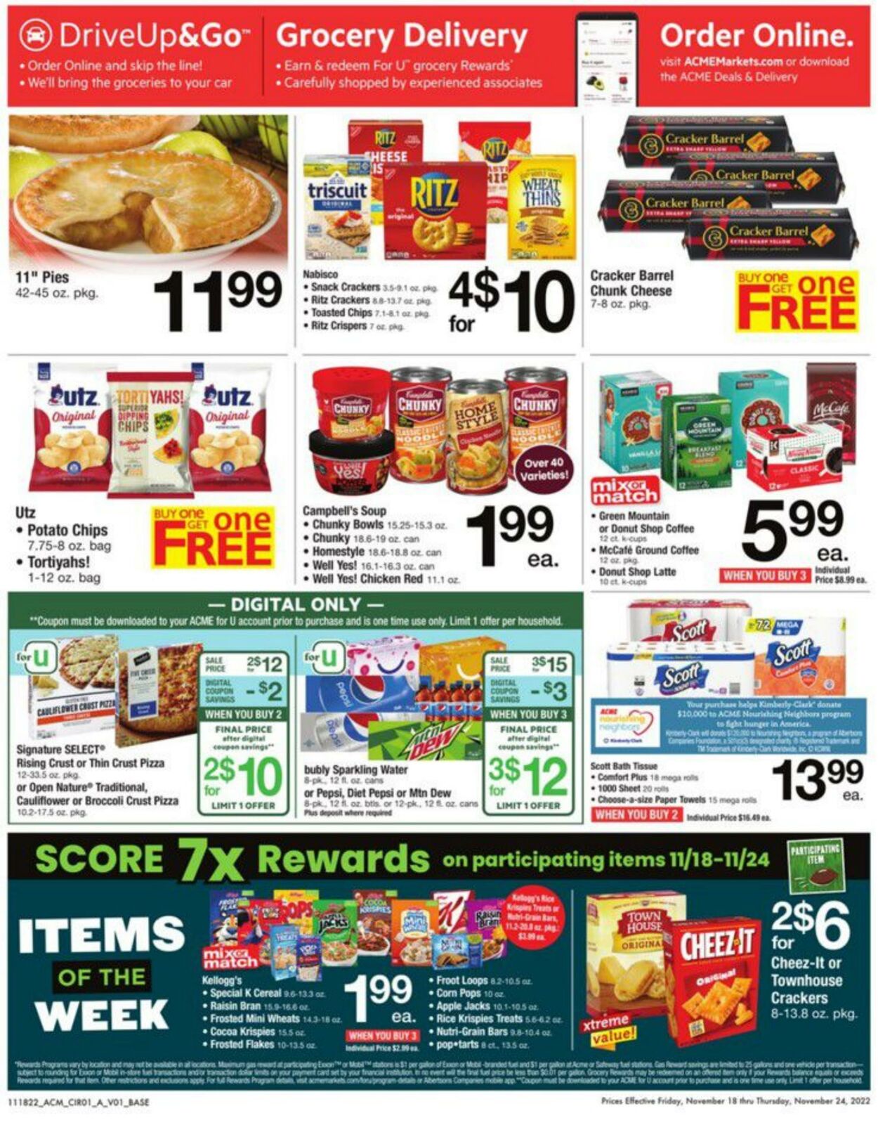 Weekly ad Acme 11/18/2022 - 11/24/2022