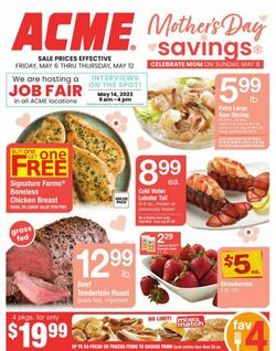 Weekly ad Acme 05/06/2022-05/12/2022
