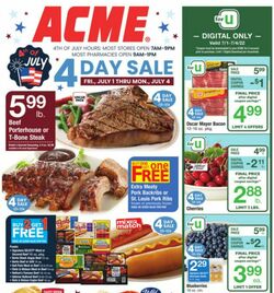 Weekly ad Acme 07/01/2022-07/07/2022
